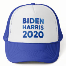 Biden Harris 2020 fett formatierter Text in Aquare