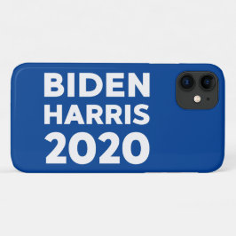 Biden Harris 2020 fett gedruckter Text auf blau Case-Mate iPhone Hülle