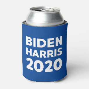 Biden Harris 2020 fett gedruckter weißer Text zur  Dosenkühler