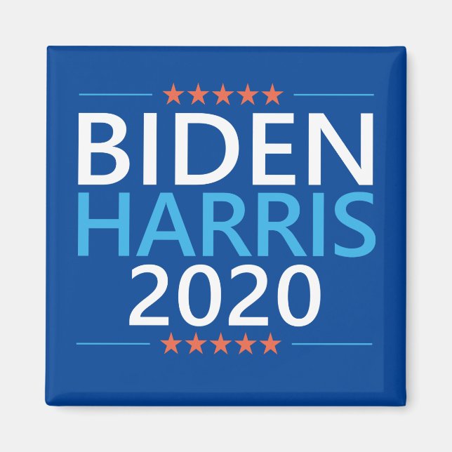 Biden Harris 2020 für die US-Präsidentschaftswahl Magnet (Vorne)
