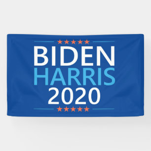 Biden Harris 2020 für Präsident Banner