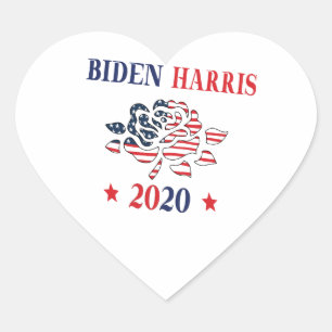 Biden Harris 2020 Herz-Aufkleber