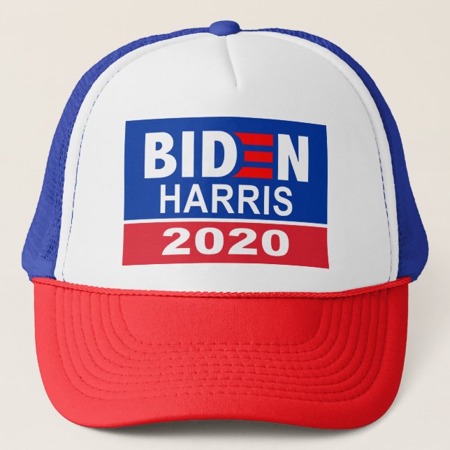 Biden Harris 2020 Hut Truckerkappe (Vorderseite)