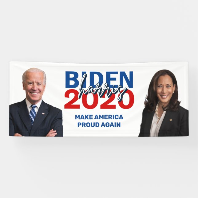Biden Harris 2020 Kampagne Kundgebung Foto Banner (Horizontal)