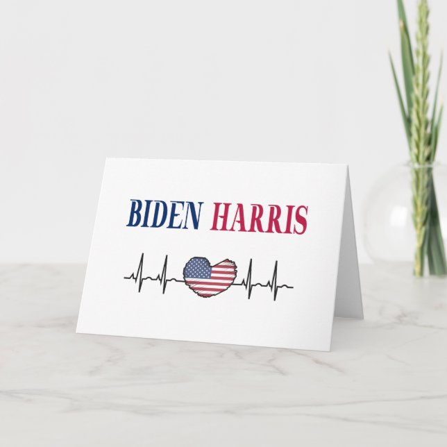 Biden Harris 2020 Karte (Vorderseite)