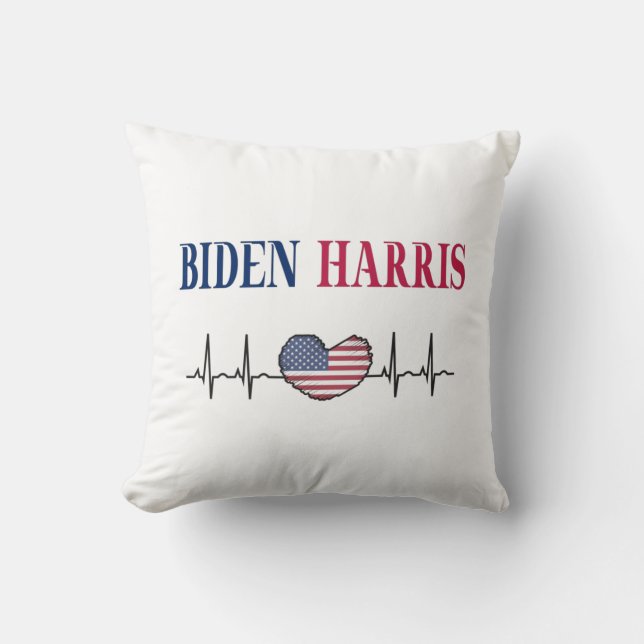 Biden Harris 2020 Kissen (Vorderseite)