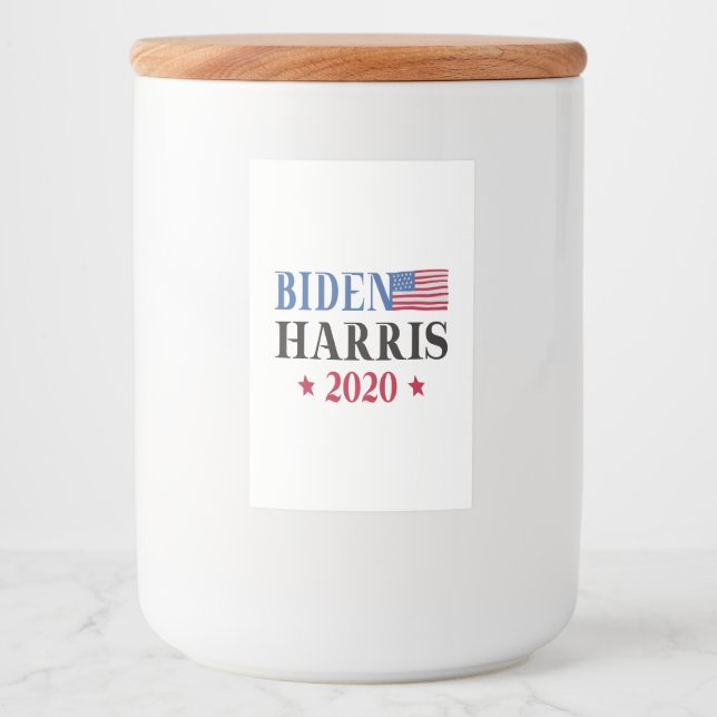 Biden Harris 2020 Lebensmitteletikett (Vorderseite)