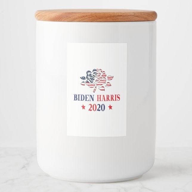 Biden Harris 2020 Lebensmitteletikett (Vorderseite)