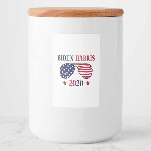 Biden Harris 2020 Lebensmitteletikett (Vorderseite)