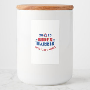 Biden Harris 2020 Lebensmitteletikett
