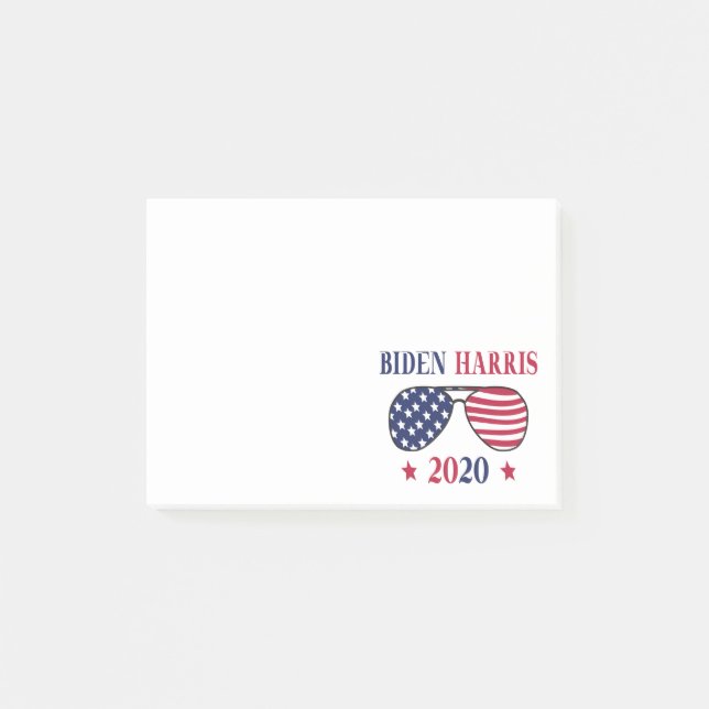 Biden Harris 2020 Post-it Klebezettel (Vorderseite)