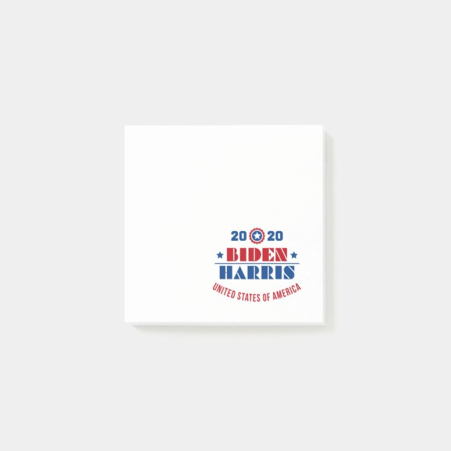 Biden Harris 2020 Post-it Klebezettel (Vorderseite)