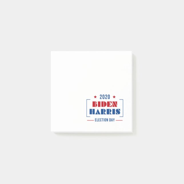 Biden Harris 2020 Post-it Klebezettel (Vorderseite)