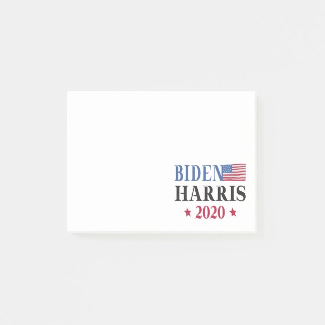 Biden Harris 2020 Post-it Klebezettel (Vorderseite)