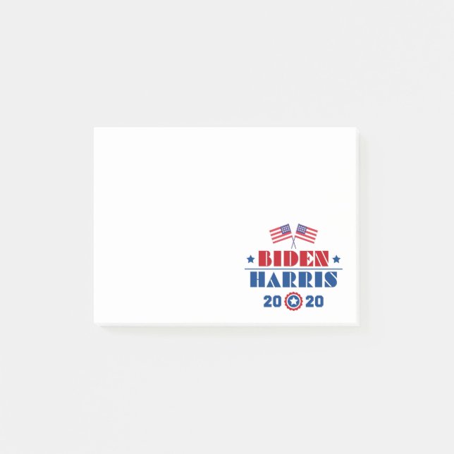 Biden Harris 2020 Post-it Klebezettel (Vorderseite)