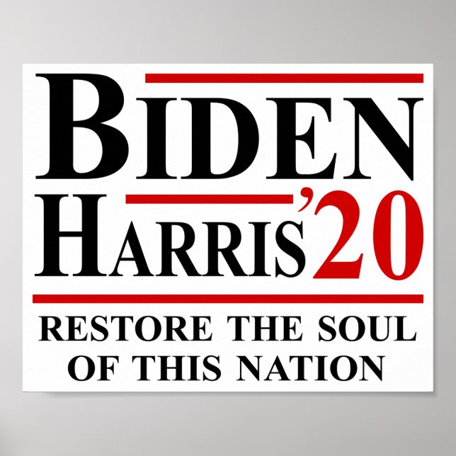 Biden Harris 2020 Poster (Vorne)