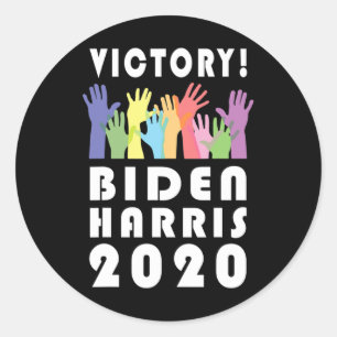 Biden Harris 2020 Präsidentschaftswahl Runder Aufkleber
