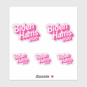 Biden Harris 2020 Rosa Aufkleber