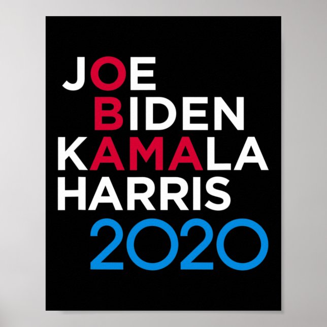 Biden Harris 2020 Rückmeldung Poster (Vorne)