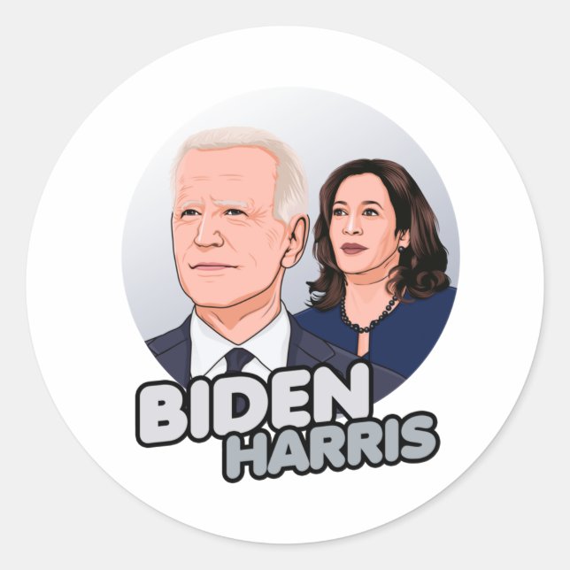 BIDEN HARRIS - 2020 RUNDER AUFKLEBER (Vorderseite)
