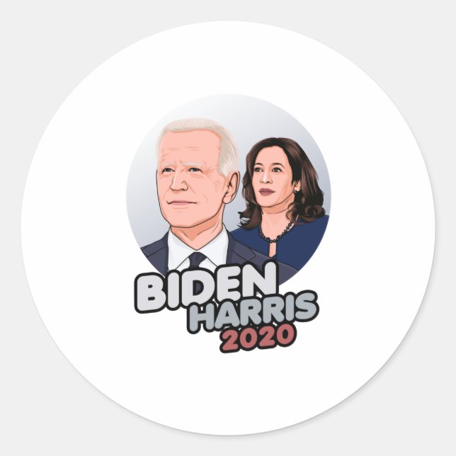BIDEN HARRIS - 2020 RUNDER AUFKLEBER (Vorderseite)