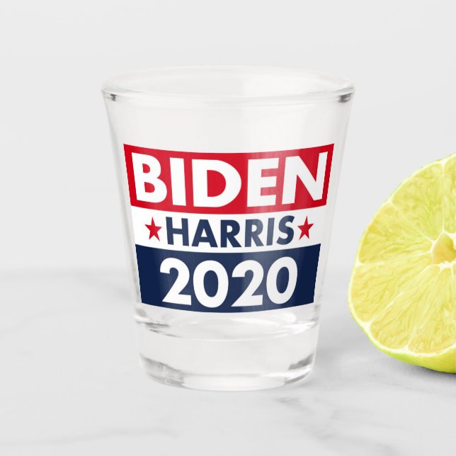 BIDEN HARRIS 2020 SCHNAPSGLAS (Vorderseite)