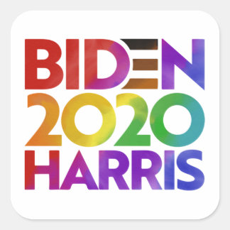 Biden Harris 2020 Square Stickers