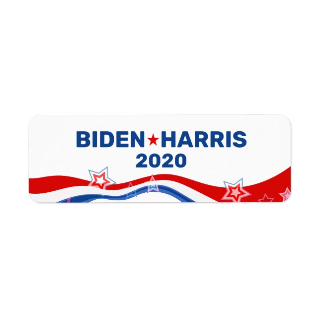 Biden Harris 2020 Text und US-Flagge (Vorne)
