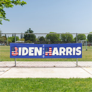 Biden Harris 2020 Unterstützung der Präsidentschaf Banner