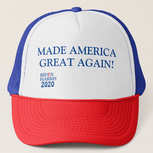 BIDEN HARRIS 2020 VICTORY HAT TRUCKERKAPPE (Vorderseite)