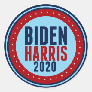Biden Harris 2020 Wahl Runder Aufkleber