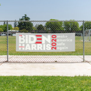 Biden Harris 2020 Wahlkampagne im Außenbereich Banner