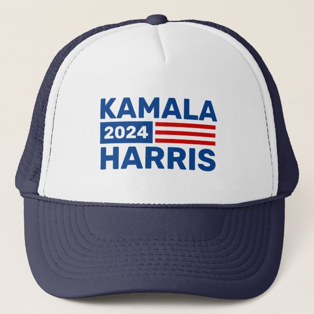 Biden Harris 2020 Wahlkampagne Kundgebung Hat Truckerkappe (Vorderseite)