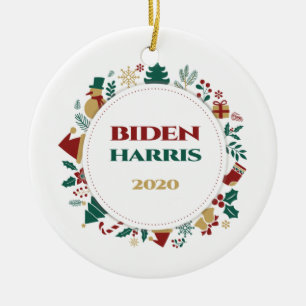 Biden/Harris 2020 Weihnachten Keramik Ornament