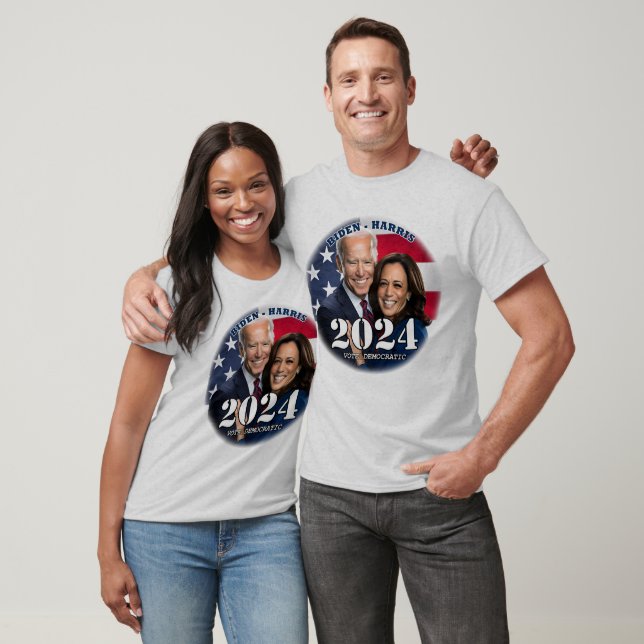 Biden - Harris 2024 Abstimmung demokratisch T-Shirt (Unisex)