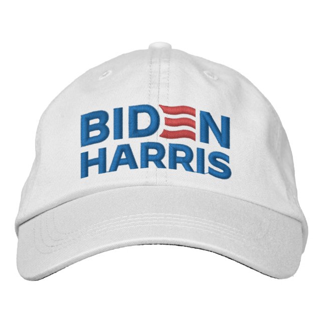 BIDEN HARRIS 2024 BESTICKTE BASEBALLKAPPE (Vorderseite)