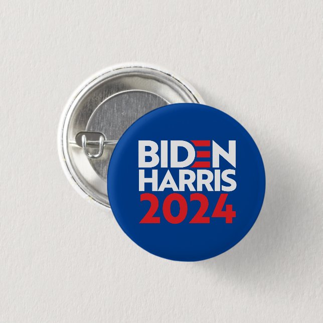 Biden Harris 2024 Button (Vorne & Hinten)