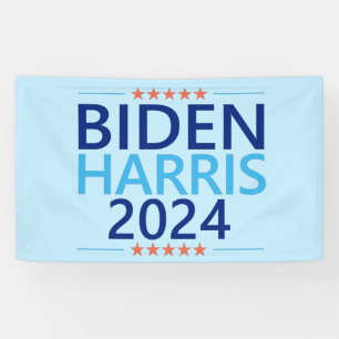 Biden Harris 2024 für die US-Präsidentschaftswah Banner