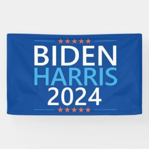 Biden Harris 2024 für die US-Präsidentschaftswahl Banner