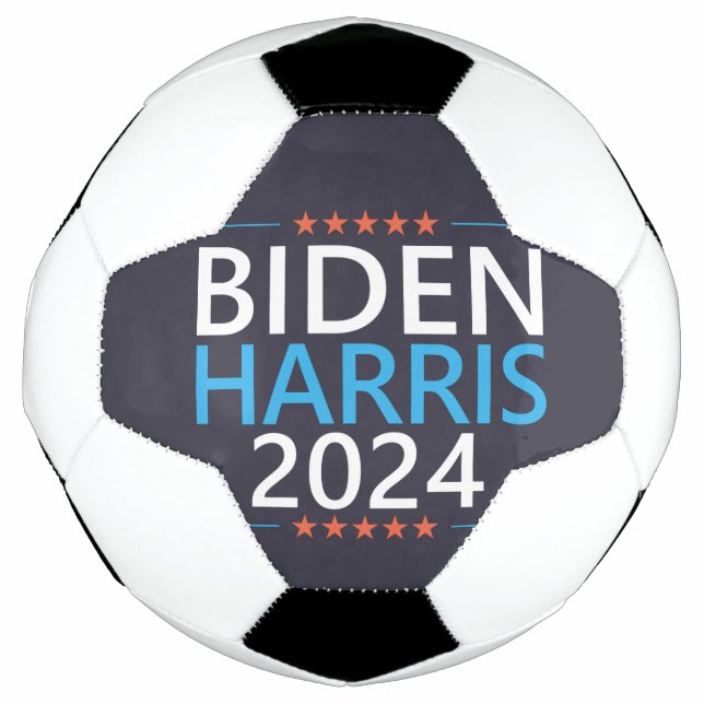 Biden Harris 2024 für die US-Präsidentschaftswahl Fußball (Vorderseite)