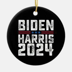 Biden Harris 2024 Für Präsident Vintage Keramik Ornament