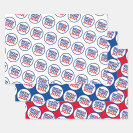 Biden Harris 2024 Geschenkpapier Set