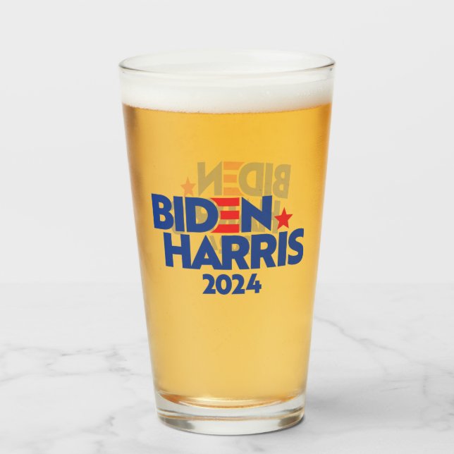 BIDEN HARRIS 2024 GLAS (Vorne (Gefüllt))