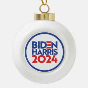 Biden Harris 2024 Keramik Kugel-Ornament