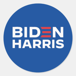 BIDEN HARRIS 2024 RUNDER AUFKLEBER