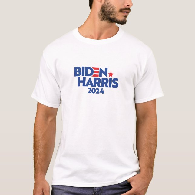 BIDEN HARRIS 2024 T-Shirt (Vorderseite)