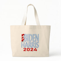 Biden Harris 2024 Wahl Jumbo Große Tote Tasche