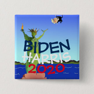 Biden Harris Anti-Trump-Wählerdemokratin 2020 Button
