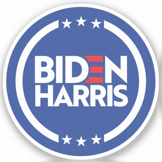 Biden Harris Aufkleber (Vorderseite)