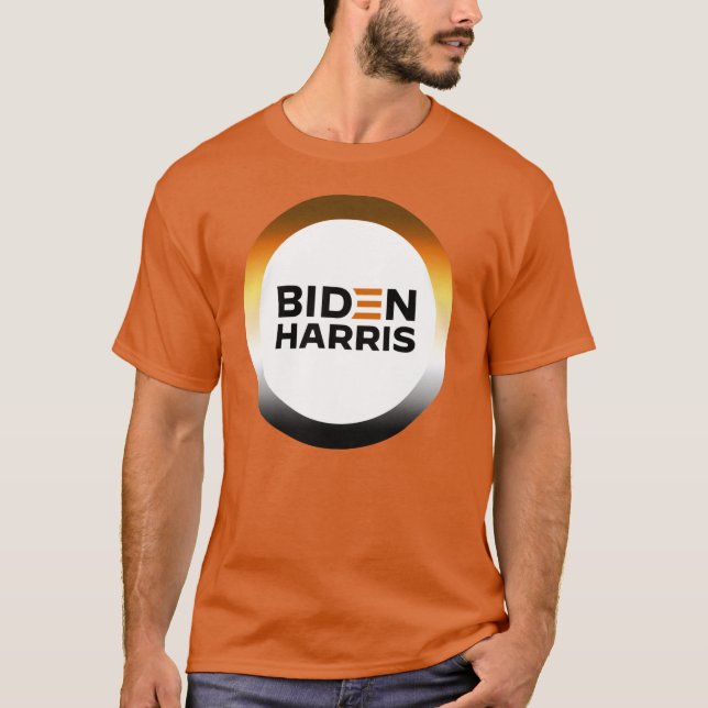 Biden Harris Bear Pride T - Shirt (Vorderseite)